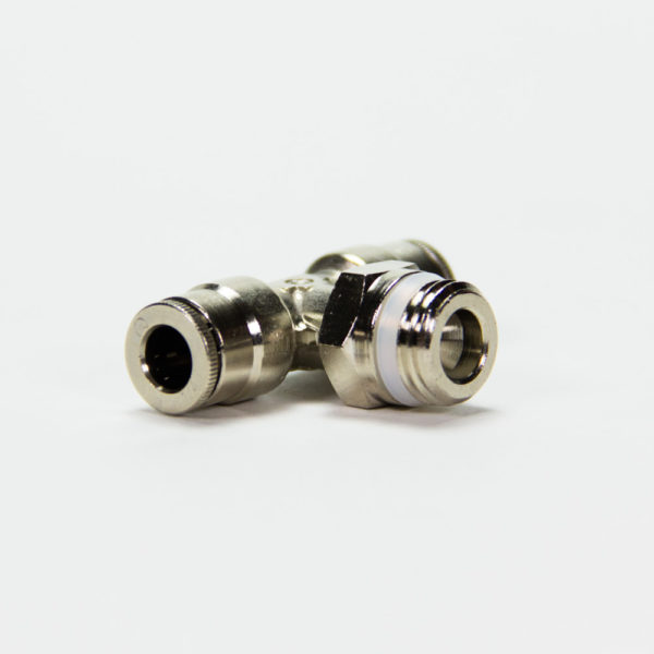 Tee Connector - 1/4" Threaded Male x 1/4" PTC - Image 4