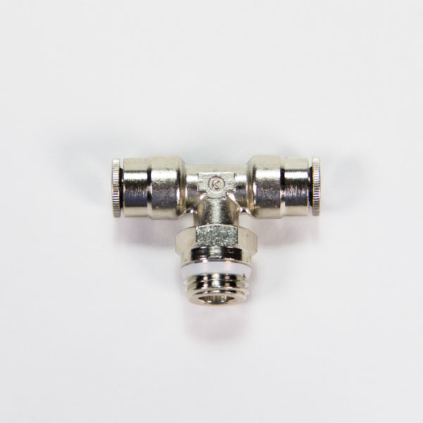 Tee Connector - 1/4" Threaded Male x 1/4" PTC - Image 3