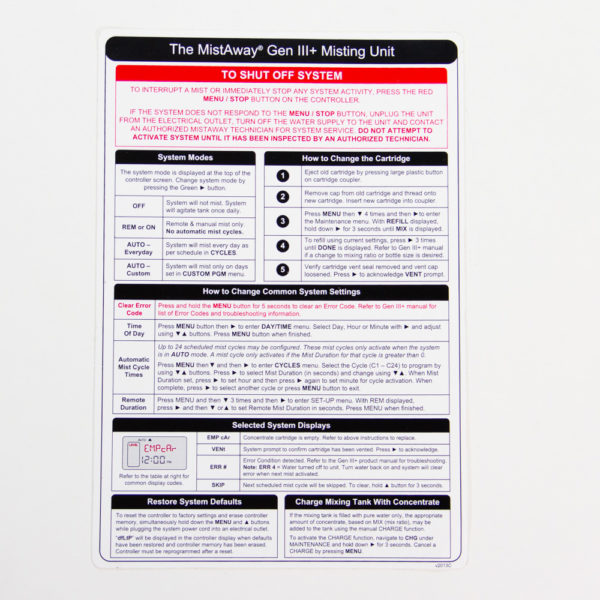 Gen 3 - Inner Lid Label